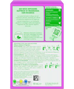 Airwick Diffusore Elettrico Oli Essenziali Peonia Bianca e Gelsomino