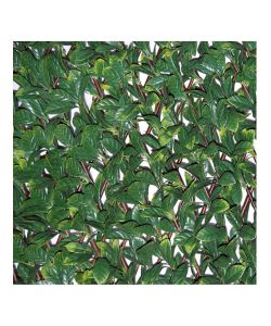 Tenax Siepe Artificiale Verde 200x100 cm con Foglie 3D Estensibile