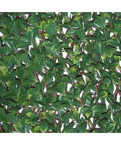 Tenax Siepe Artificiale Verde 200x100 cm con Foglie 3D Estensibile