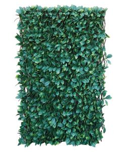 Tenax Siepe Artificiale Verde 200x100 cm con Foglie 3D Estensibile