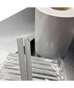 TENAX Striscia Frangivista Twist Grigio PVC 0,19x35 m per Giardino