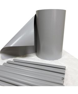 TENAX Striscia Frangivista Twist Grigio PVC 0,19x35 m per Giardino