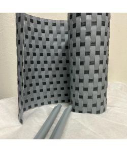 TENAX Striscia Frangivista 19x205 cm Grigio Chiaro/Antracite HDPE