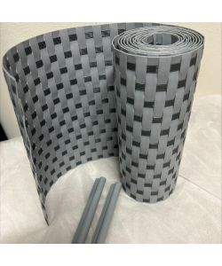 TENAX Striscia Frangivista 19x205 cm Grigio Chiaro/Antracite HDPE