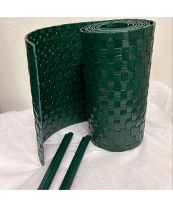 TENAX Striscia Frangivista Verde 19x205 cm in HDPE con 2 Clip Fissaggio