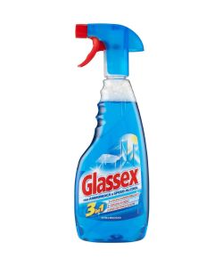 Glassex Detergente per Vetri Spray 500 ml - Multiuso senza Aloni