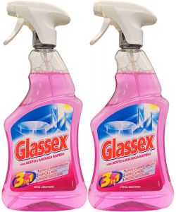 Glassex Detergente per Vetri Multiuso con Aceto 500 ml Agrumi