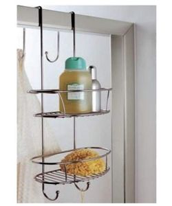 Metaform Cestello Doccia Spider in Acciaio Cromato 25x21x60 cm