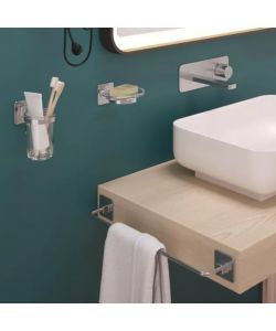 Metaform Portasciugamani a Parete Cold Wind Cromo 30 cm - per bagno