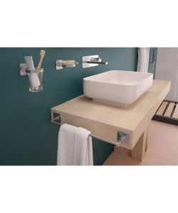 Metaform Portasciugamani a Parete Cold Wind Cromo 45 cm - per bagno