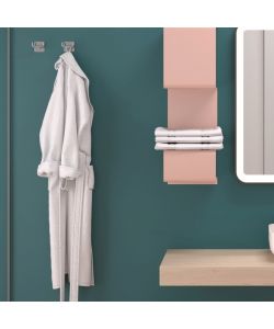 Metaform Appendiabito Doppio Cold Wind Cromo Lucido per bagno