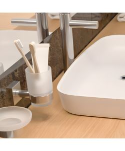 Metaform Portaspazzolini Hotel Maison in Cromo - 7x10x11,5 cm