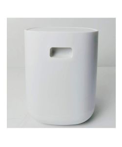 Metaform Cestino da Bagno Bianco a Pedale con Chiusura Soft Close 5L