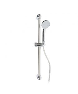 Metaform Doccia Venus Take Care - Design Moderno, Finitura Cromata - Anticalcare e Risparmio Acqua - Diametro 8,5 cm, Altezza 65 cm