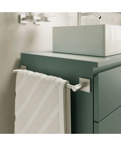 Hotel Maison porta asciugamani satinato 45 cm acciaio inox - design elegante
