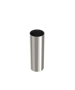 Metaform Portascopino Bagno Hotel Maison Grigio Acciaio Inox 36,2 cm