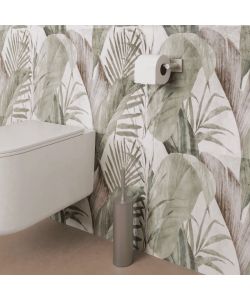 Metaform Portascopino Bagno Hotel Maison Grigio Acciaio Inox 36,2 cm