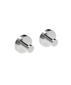 Metaform Appendiabito CLASS LUCIDA in acciaio inox grigio 5x5 cm
