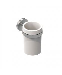 Metaform Porta Spazzolini Class Satinato - Acciaio Inox - 7,8x11,8 cm
