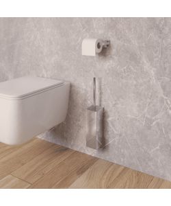 Metaform Portascopino Trend 44 cm acciaio inox grigio lucido rettangolare