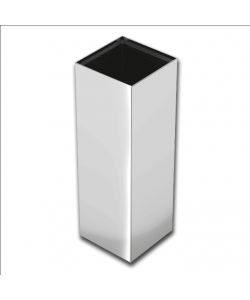 Metaform Portascopino Trend 44 cm acciaio inox grigio lucido rettangolare