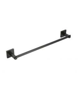 Metaform Porta Asciugamani da Parete Trend 50 cm Nero Opaco