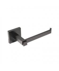 Metaform Porta Rotolo Aperto Trend Nero Matt - Design Moderno 7,3x5x14,7 cm