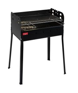 Ferraboli - Barbecue a carbonella portatile nero 65x48x84 cm