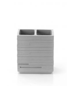 Quadrotto Portaspazzolini grigio