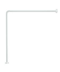 Gedy Asta Doccia Angolare 81x81 cm Bianco in Alluminio Bianco