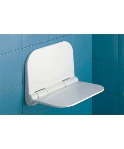 Gedy Sedile Ribaltabile Dino per Doccia Bianco Ergonomico 35x20 cm