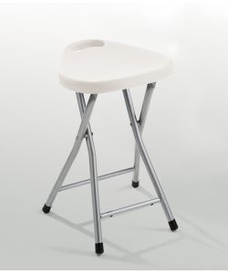 Gedy Sgabello da Bagno Richiudibile - Bianco - 465x300 mm