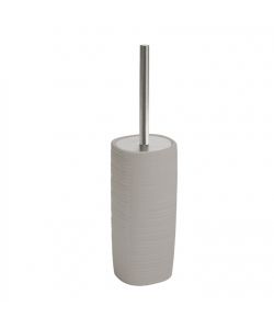 Portascopino Kelly Grigio in Ceramica 10,3x10,3x40 cm da Pavimento