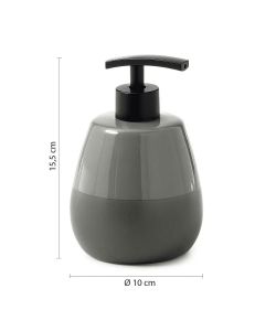 Dosasapone da appoggio Wilma in ceramica 450 ml verde salvia 450 ml 15.5 cm