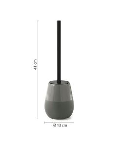 Gedy Scopino bagno Wilma ceramica verde salvia 41 cm da appoggio