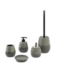 Gedy Scopino bagno Wilma ceramica verde salvia 41 cm da appoggio