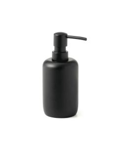 Gedy dosasapone bagno Brenda 350 ml resina nero matt design moderno