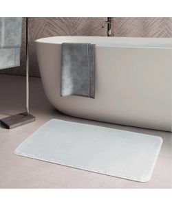 Gedy Tappeto Bagno Fuzzy Bianco 50x80 cm Morbido Antiscivolo