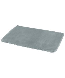Gedy Tappeto Bagno Fuzzy Grigio Antiscivolo 50x80 cm Morbido e Moderno