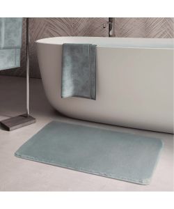 Gedy Tappeto Bagno Fuzzy Grigio Antiscivolo 50x80 cm Morbido e Moderno