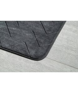 Tappeto da Bagno Antiscivolo in Memory Foam - 50x80 cm - Antracite