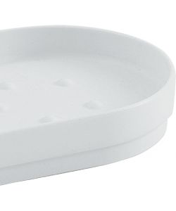Gedy portasapone Sharon bianco opaco 12,3x2,1x8,2 cm Made in Italy