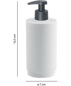 Gedy Dosatore Sapone Sharon Bianco Opaco 280 ml Made in Italy