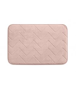 Tappeto Bagno Mousse Memory Foam Rosa 40x60 cm Antiscivolo 1,5 cm