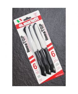 Set 6 Coltelli Tavola Neri