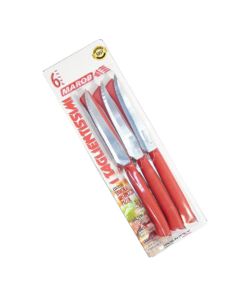 Marietti Coltello Bistecca 11 cm Lilla Set 6 Pezzi Acciaio Inox