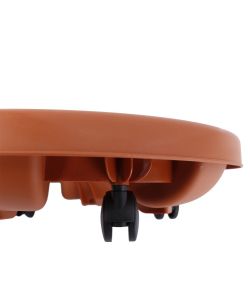Stefanplast Sottovaso con Ruote - Coccio - Diametro 35 cm