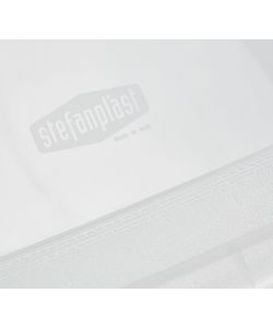 Stefanplast Contenitore con Ruote - Trasparente - 39x59x18 cm