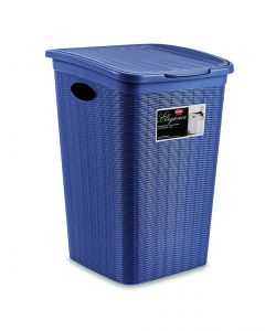 Stefanplast Portabiancheria Elegance Blu Navy 50L 38x37x54.5 cm