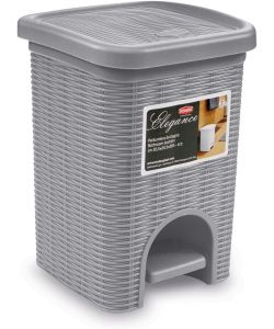 Pattumiera Pedale Elegance Mini Grigio L 6 Stefanplast